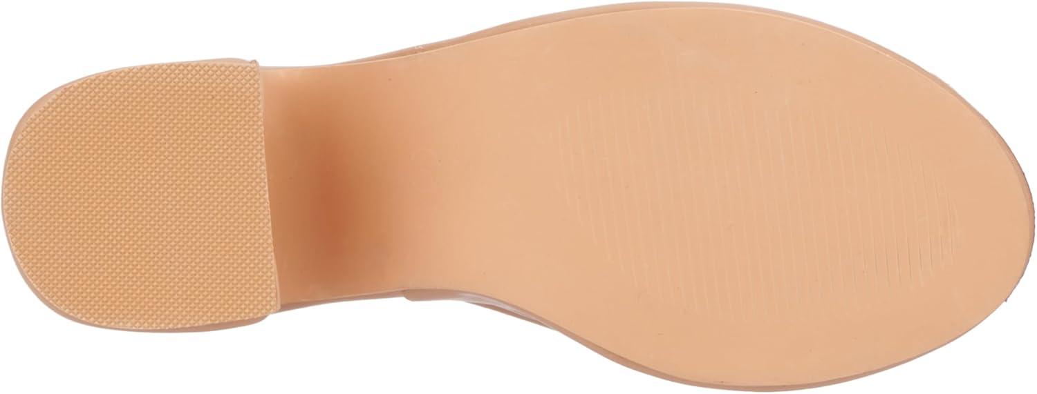 imageOlivia Miller Womens Crush Block Round Heels Rubber Outsole