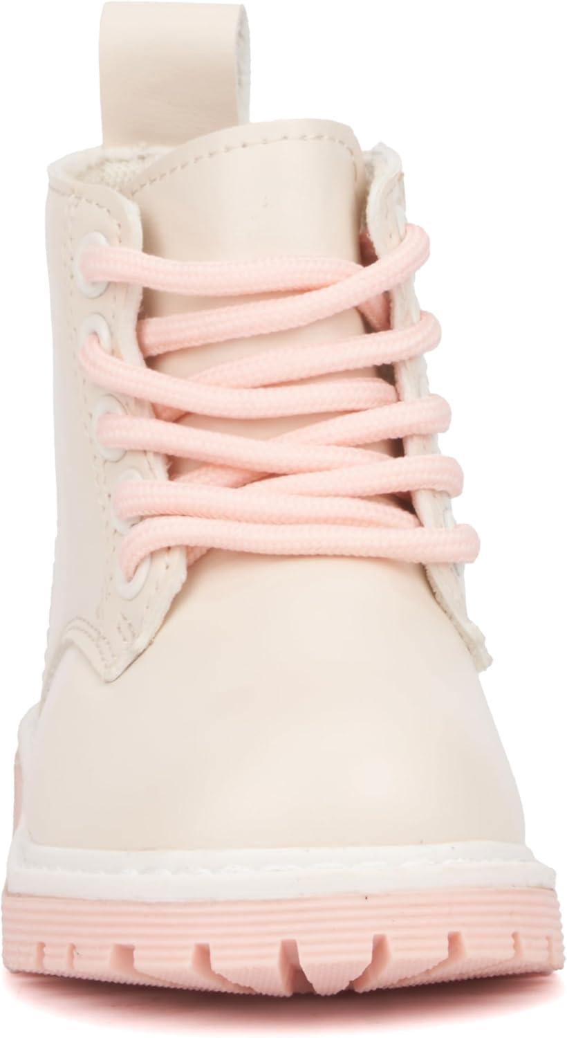 imageOlivia Miller Girls Petal Ankle Round Toe Boots Thermoplastic Rubber Outsole