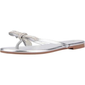 Olivia Miller Womens Frosting Flip Flop, Round Sandals, Tpr Outsole