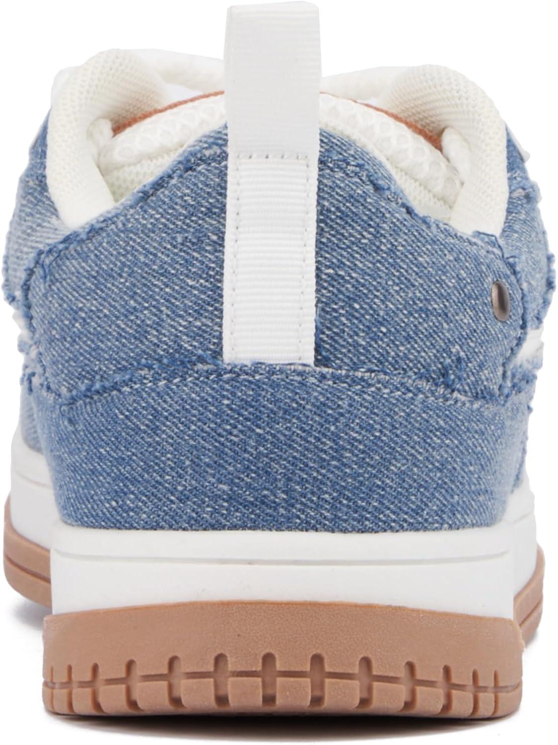 imageOlivia Miller Womens Famous Low Top Round Sneakers TPR Outsole
