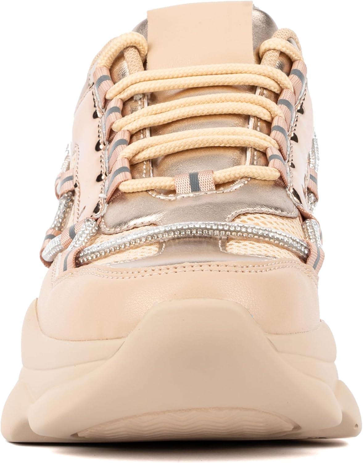 imageOlivia Miller Womens Irissa Low Top Round Sneakers Phylon Outsole