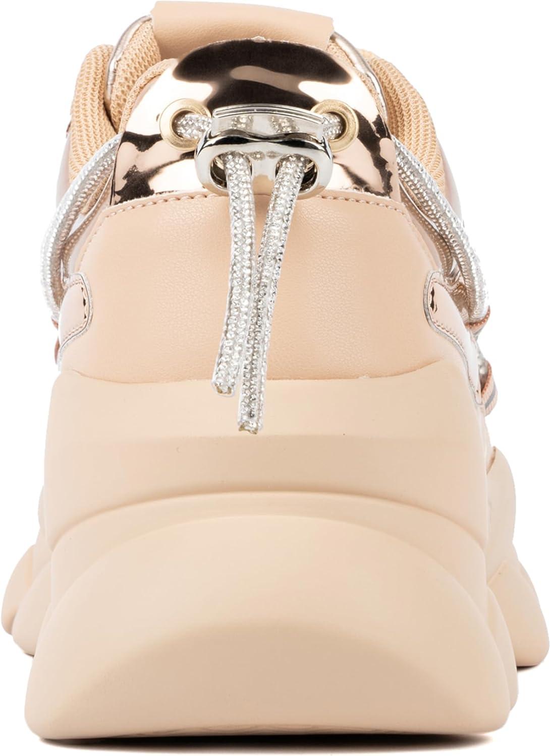 imageOlivia Miller Womens Irissa Low Top Round Sneakers Phylon Outsole