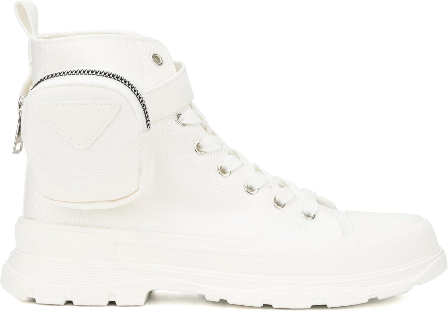 imageOlivia Miller Womens Leilany High Top Round Sneakers Thermoplastic Rubber Outsole