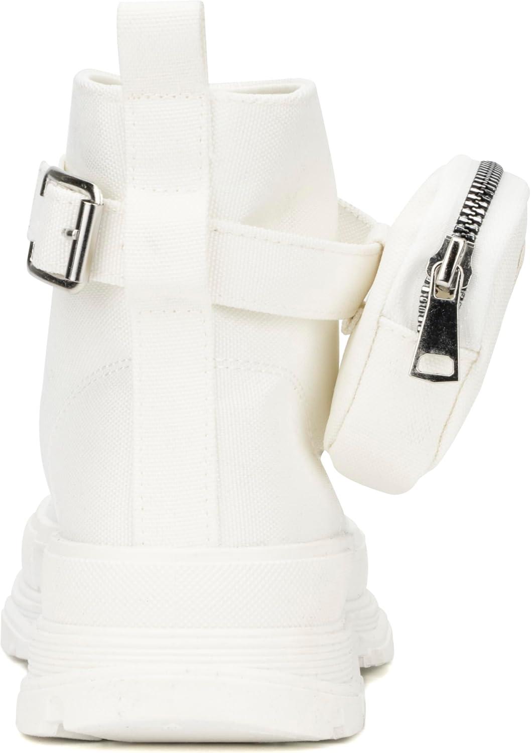 imageOlivia Miller Womens Leilany High Top Round Sneakers Thermoplastic Rubber Outsole