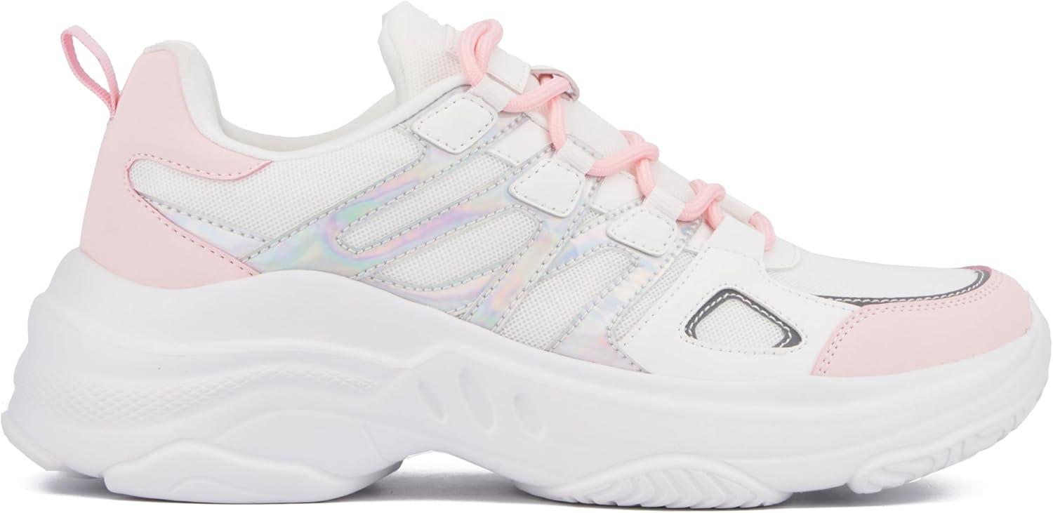 imageOlivia Miller Womens Show Off Low Top Round Sneakers Phylon Outsole