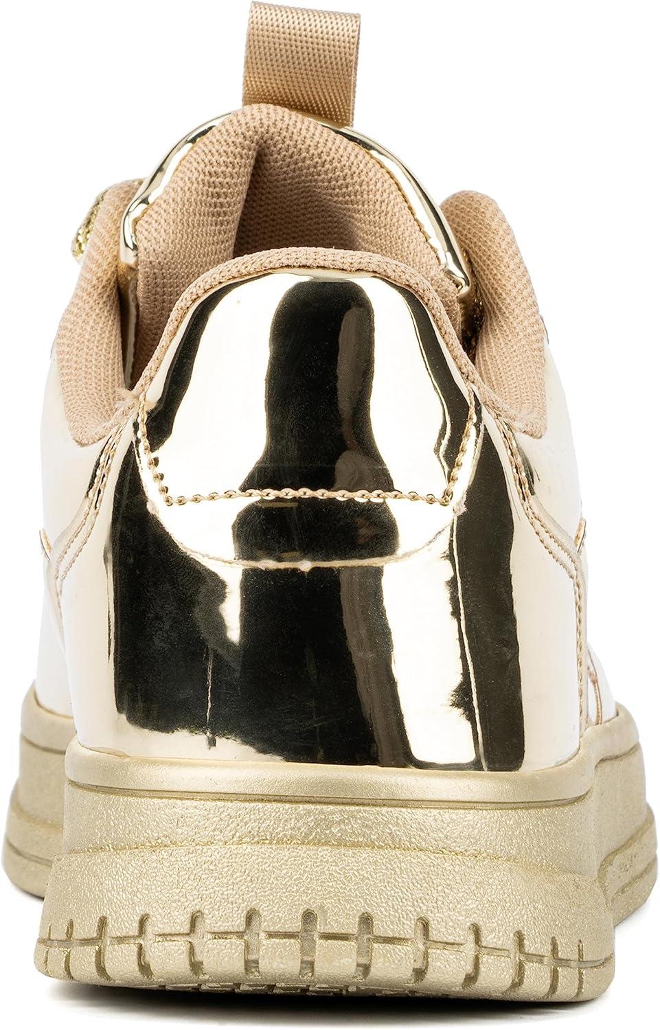 imageOlivia Miller Womens Vivien Low Top Round Sneakers Thermoplastic Rubber Outsole